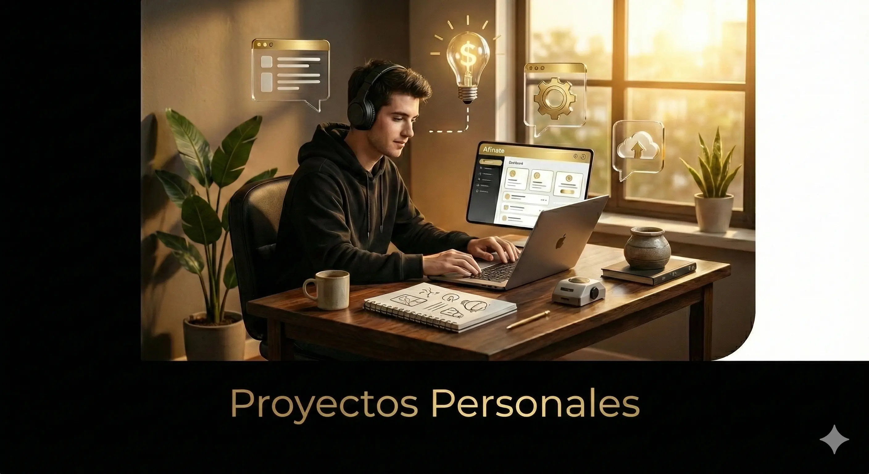 Emprendedores usando afínate