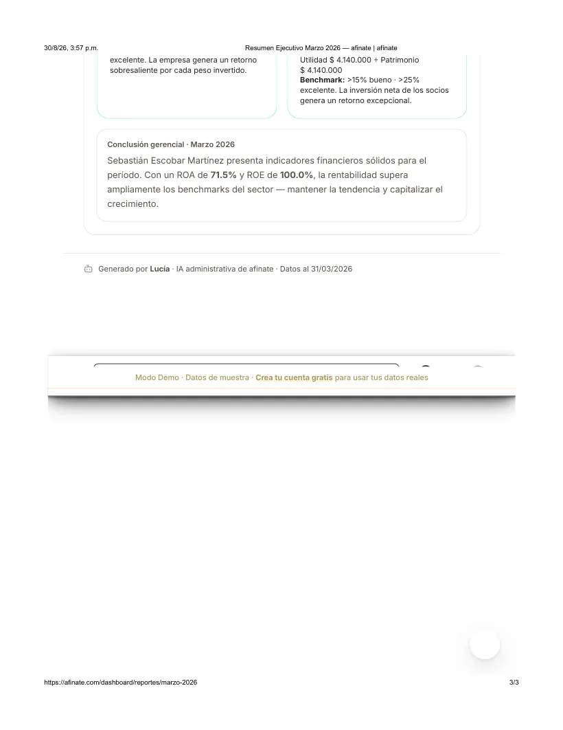Resumen ejecutivo