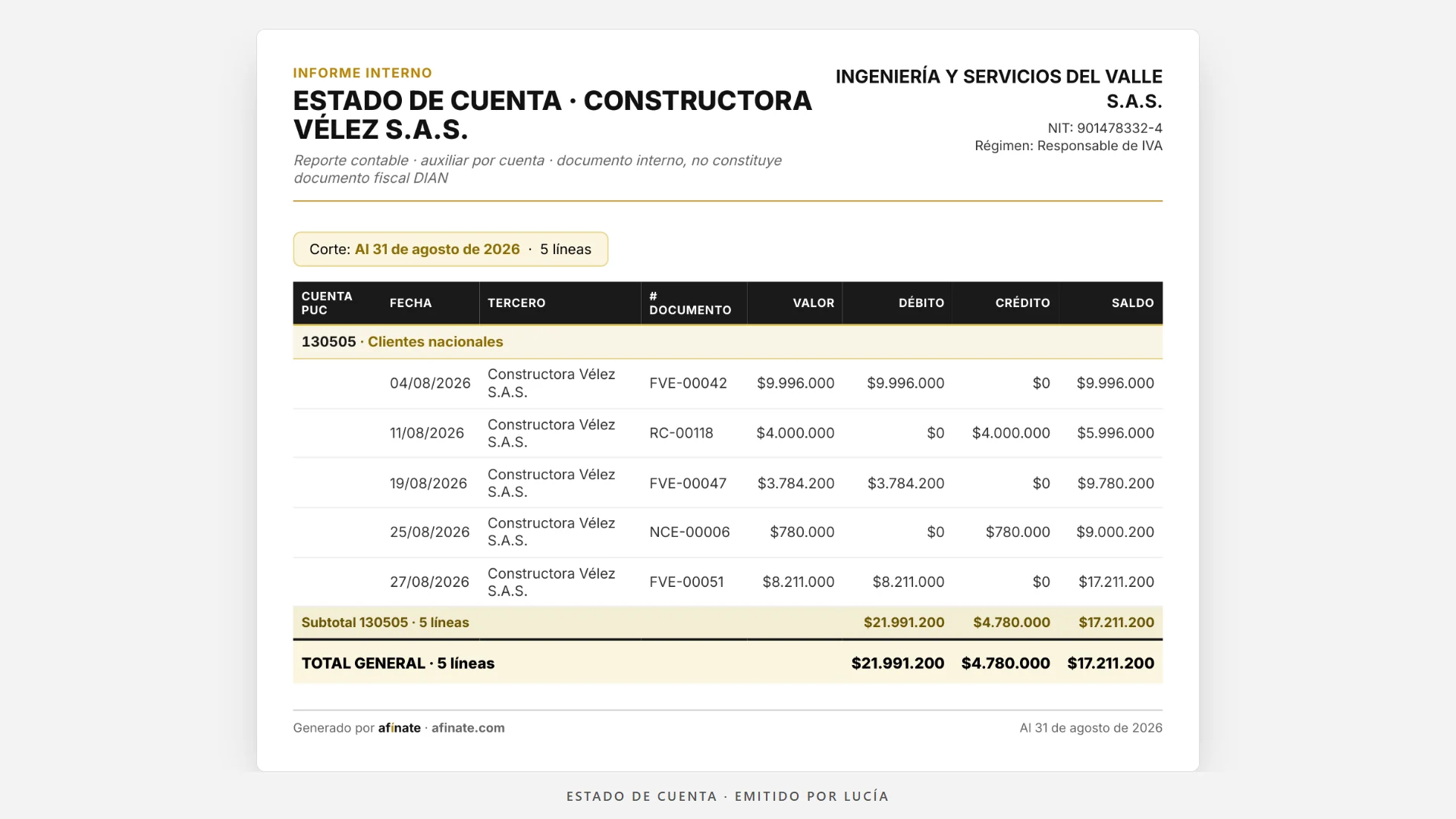 Lucía para manejar tu software — Concilia en tu software propio recibos con facturas